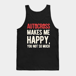 Funny Autocross Tank Top